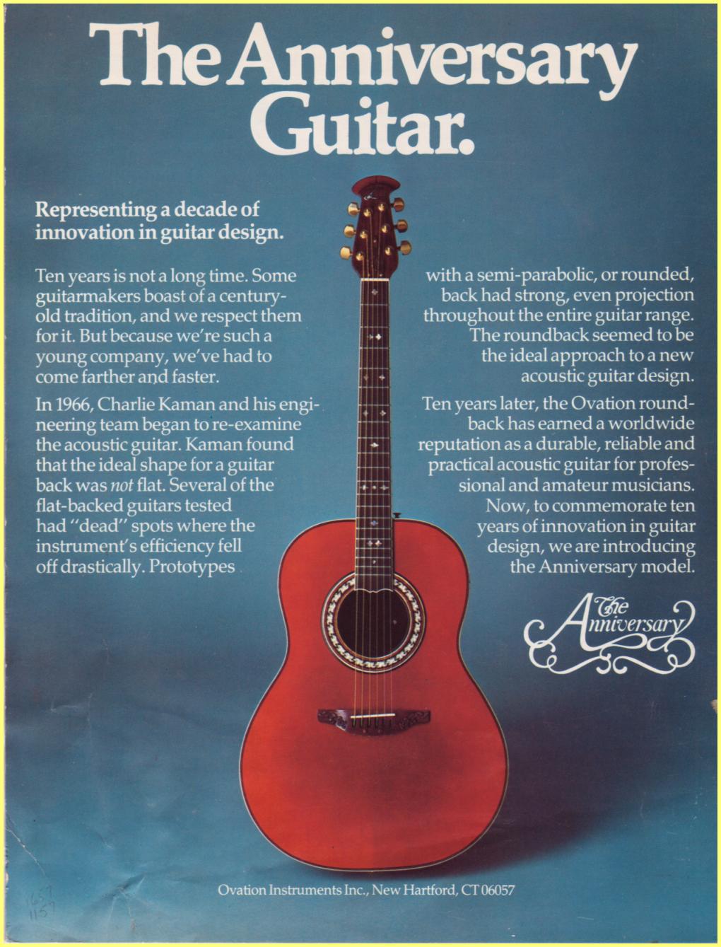 アート・デザイン・音楽 THE HISTORY OF THE OVATION GUITAR Ovation | The History of Ovation Guitars - Ovation Guitars